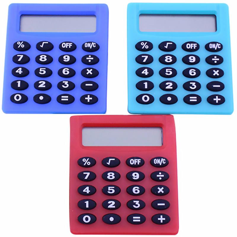 3 Pcs Mini Students Learning Caculator Portable Counter Calculating Tool Student Exam Calculator Mini Calculator(Random Style)