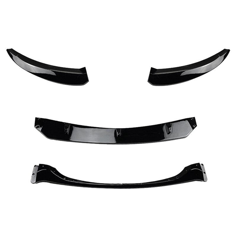 Kit de lame de pare-choc avant pour BMW série 1 E82 E88 2007 – , 4 pièces/ensemble