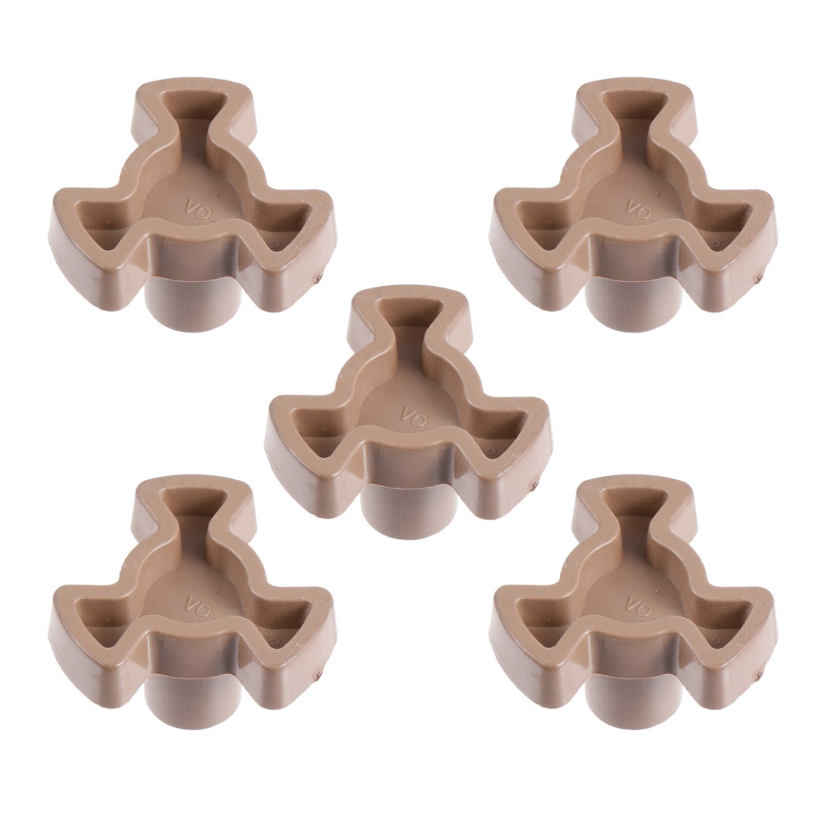 5pcs Microwave Turntable Coupler Microwave Oven Parts Plastic Rotating Cores: Default Title