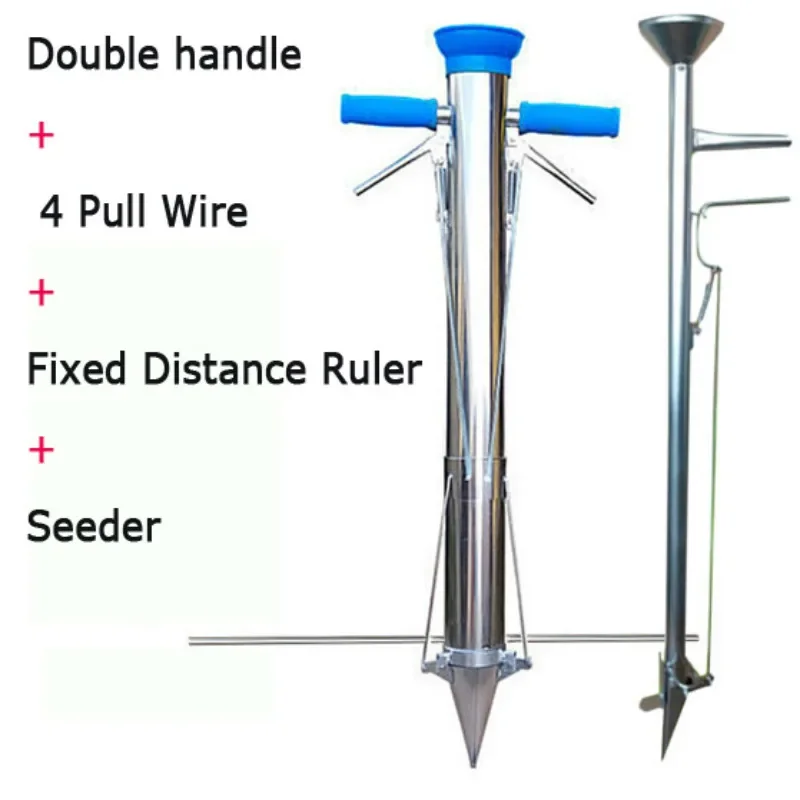 Garden Seedler Transplanter Manual Seeder for Planting Vegetables Seedling Planter Tool Hheld Garden Efficiency Device