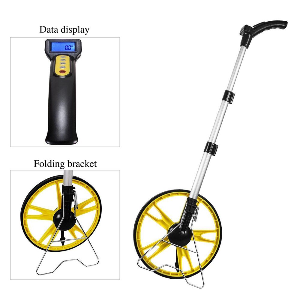 99999.9M Afstand Meten Wiel Count Digitale Afstand Meter Grote Road Maatregel Civiele techniek Afstand Tool