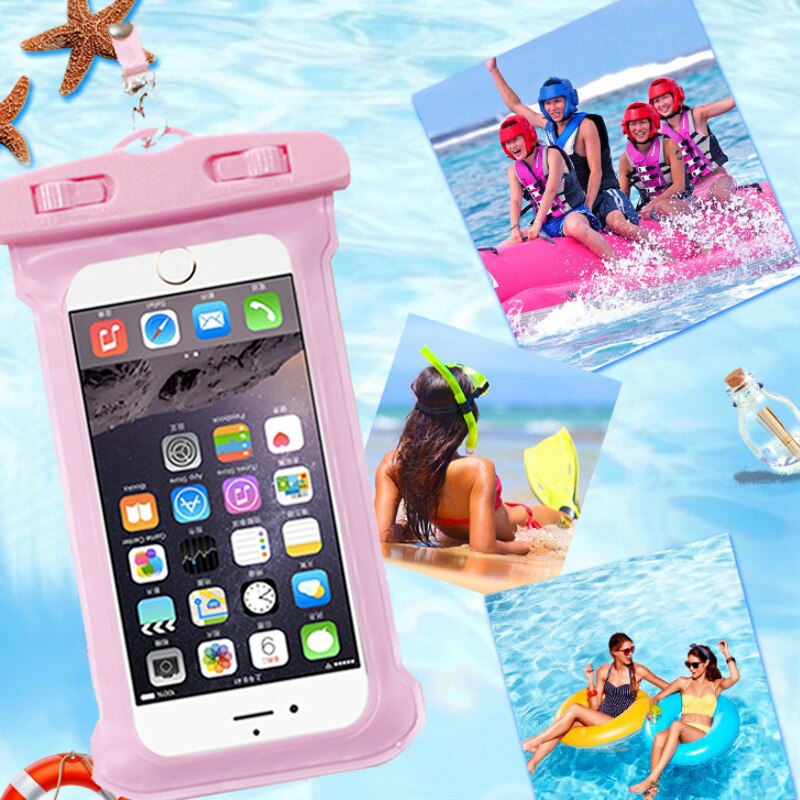 Pływające wodoodporna etui na szyję pasek na szyję smycz wielofunkcyjne podwodne TPU sucha torba dla Huawei Honor 10 P20 Lite dla iPhone 7