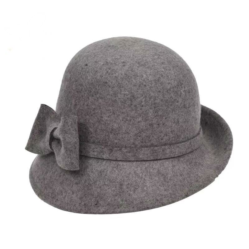 Vinter hat til kvinder 1920s gatsby stil varm uld hat vinter cap dame fest hatte cloche femme asymmetriske fedoras – Grandado