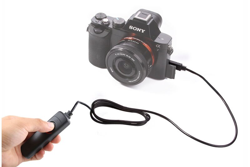 RM-VPR1 Ontspanknop Kabel Camera Afstandsbediening Voor Sony A58 A7 A7II A7R A7S A5000 A5100 A6000 A6300 RX100M2 RX100M3 RX100M4
