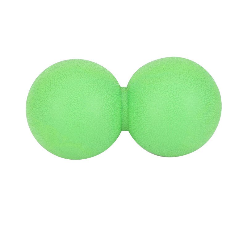 Tpe Fascia Bal Lacrosse Body Fascia Lichtgewicht Oefening Sport Pinda Spier Ontspanning Pijn Massage Fitness Yoga Bal: Double ball green