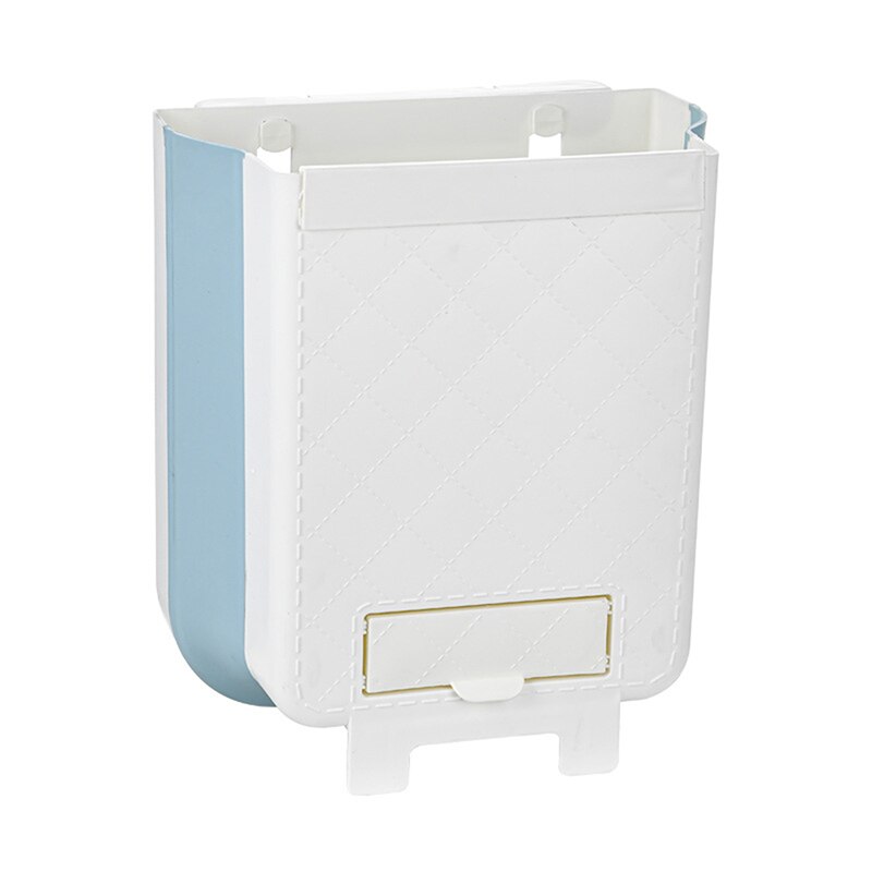 Poubelle pliante murale porte d'armoire de cuisine poubelle suspendue porte d'armoire de cuisine poubelle pliable: blue