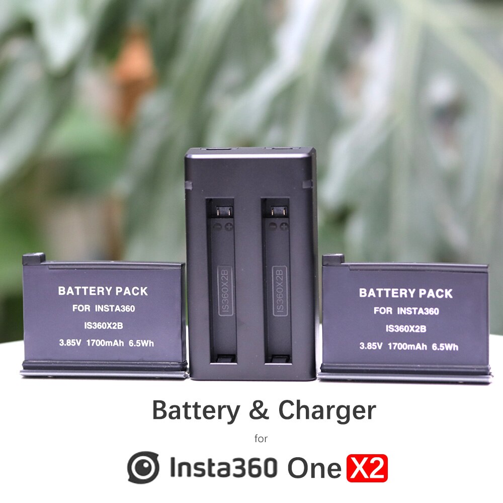 Batteria universale da 1700mAh One X 2 per batteria al litio ricaricabile Insta360 ONE X2 Insta 360 X2 accessori per Hub a ricarica rapida