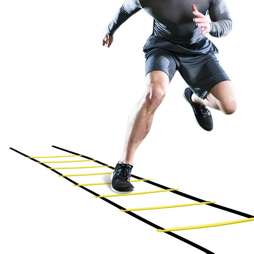 Outdoor Sport Agility Speed Jump Ladder Pace Training Football Training Rope Jump Lattice Ladder 4M Flexibility Speed Training