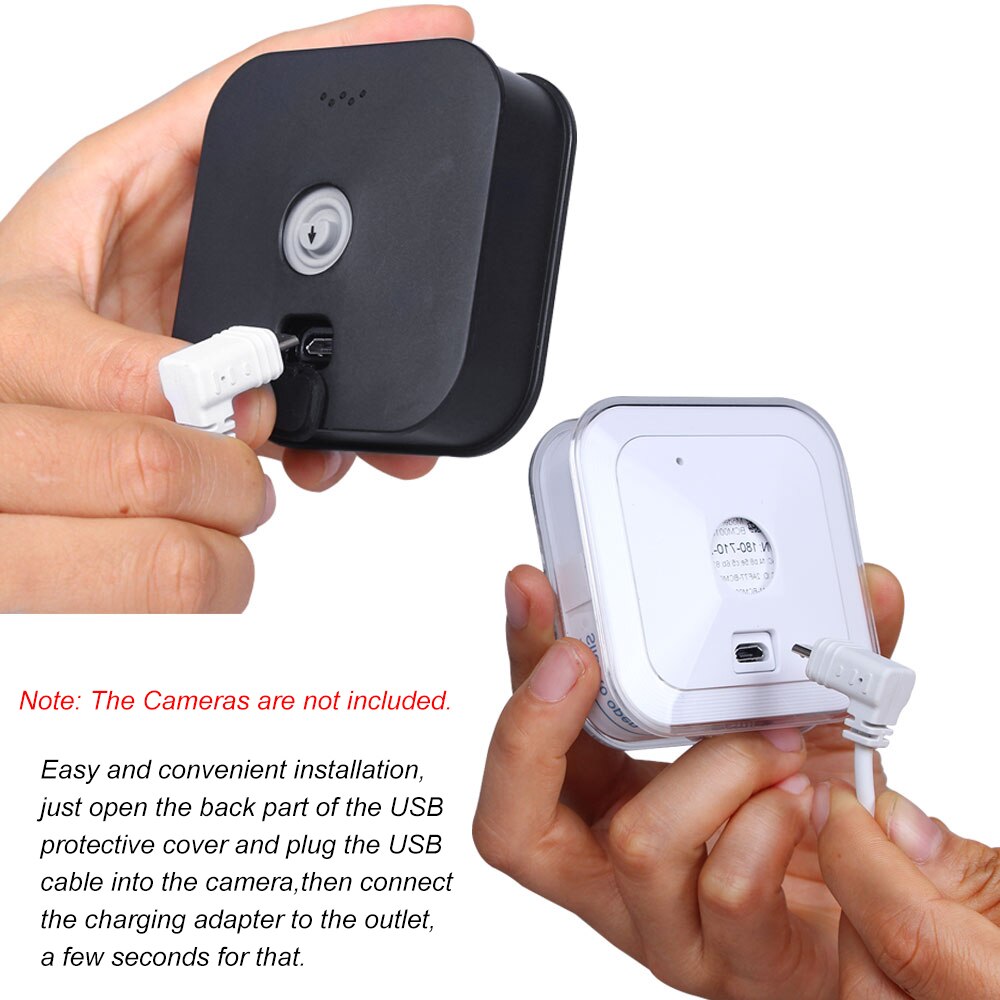 Weatherproof Power Cable Compatible with Blink XT Home Camera &for Blink Indoor Home Camera 6M/20ft Length Cable