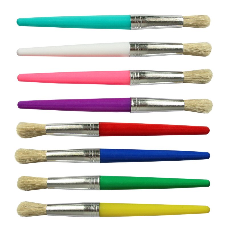 4 Stks/set Kwast Set Aquarel Levert Art Penselen Acryl Verf Tekening Gereedschap Kid Diy Schilder Borstel