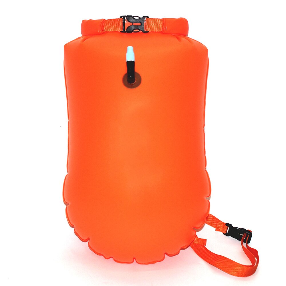 20L Inflável Seco Mochila Impermeável Ao Ar Livre A Montante Do Rio PVC Dry Bag Natação Deriva Sac Água Sports Resgate Airbag: Vermelho