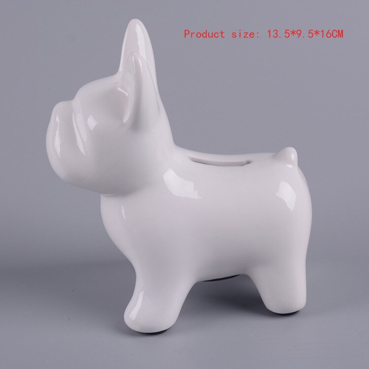 Statue de majordome en résine avec plateau de rangement pour chien, ornement de Table pour salon, Sculpture décorative, artisanal: ceramic material