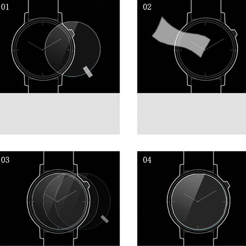 Glass For Samsung Galaxy Watch 46mm galaxy watch 42mm accessories Anti-Shock smart watch Tempered Glass Screen Protector Film