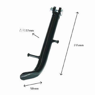 110cc 125cc motorcycle parking stand, gs125 bike side parking stand scooter jog100 jog125 cbt125 cg125: GS125