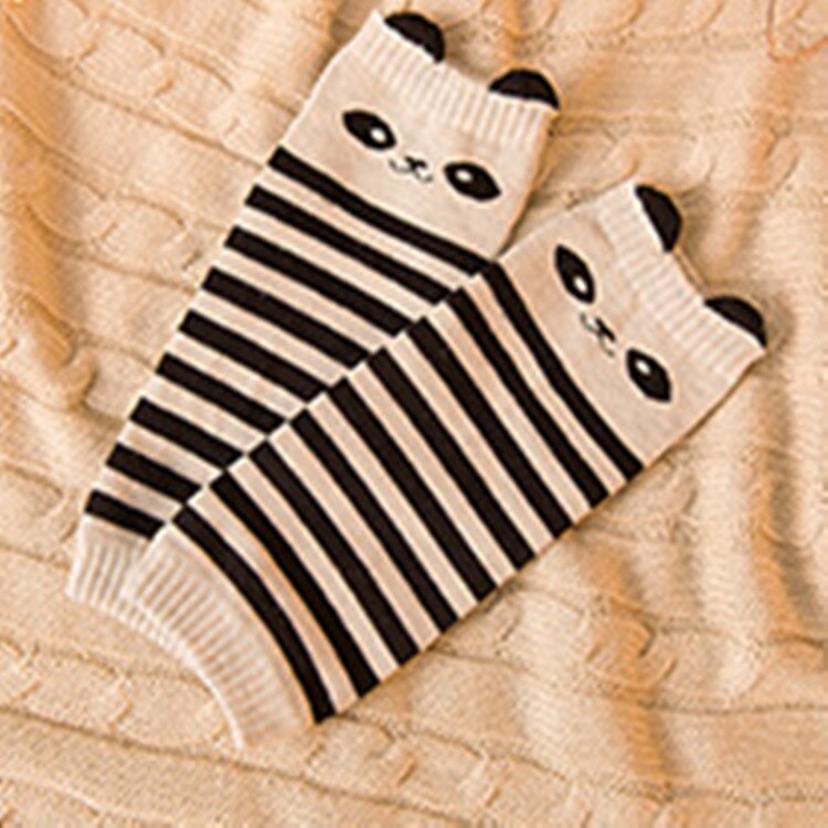 låve gutt jente legwarmer tegneserie panda bjørn kneputer 5 stiler