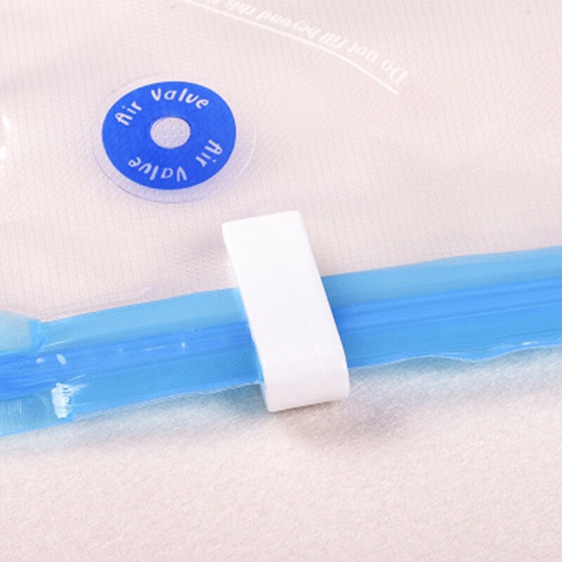 1PC Reusable Vacuum Bag freezer bags Kitchen storage with Transparent Sealed Storage Bags Compressed Bag Space saving Tool