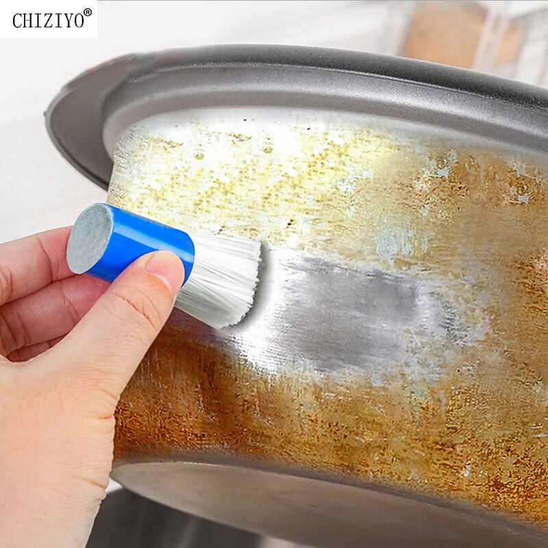 1pc Stainless Steel Rod Magic Stick Rust Remover Cleaning Wash Brush Wipe Pot For Wheel Hub Lron Pot Tableware CHIZIYO