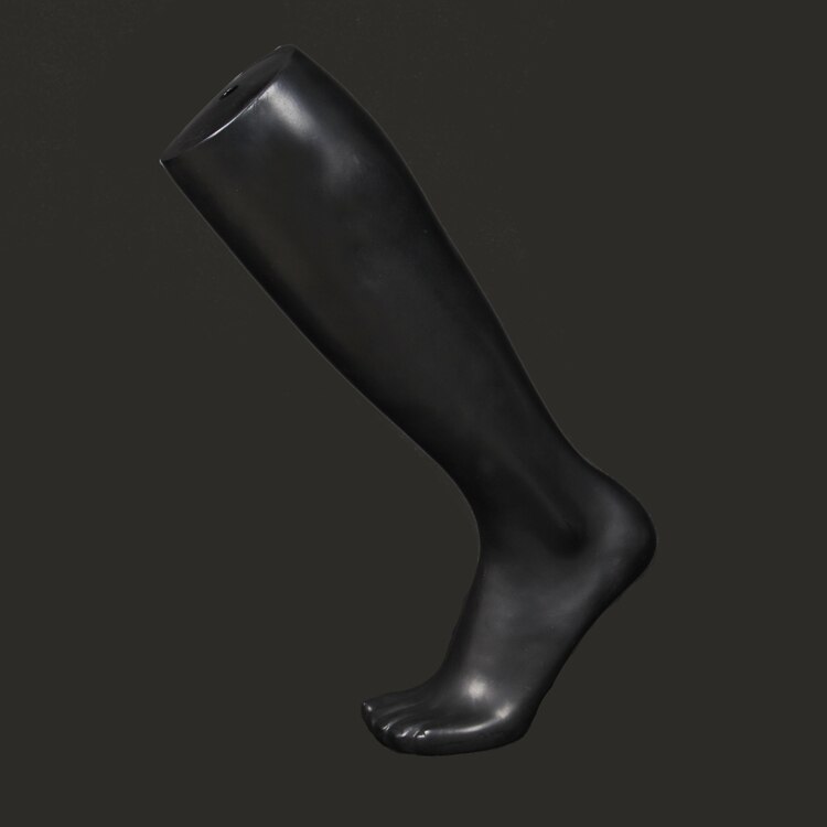 Moule à pied Mannequin pour chaussettes longues, , pour exposer des chaussures, chaussettes de football, modèle en plastique