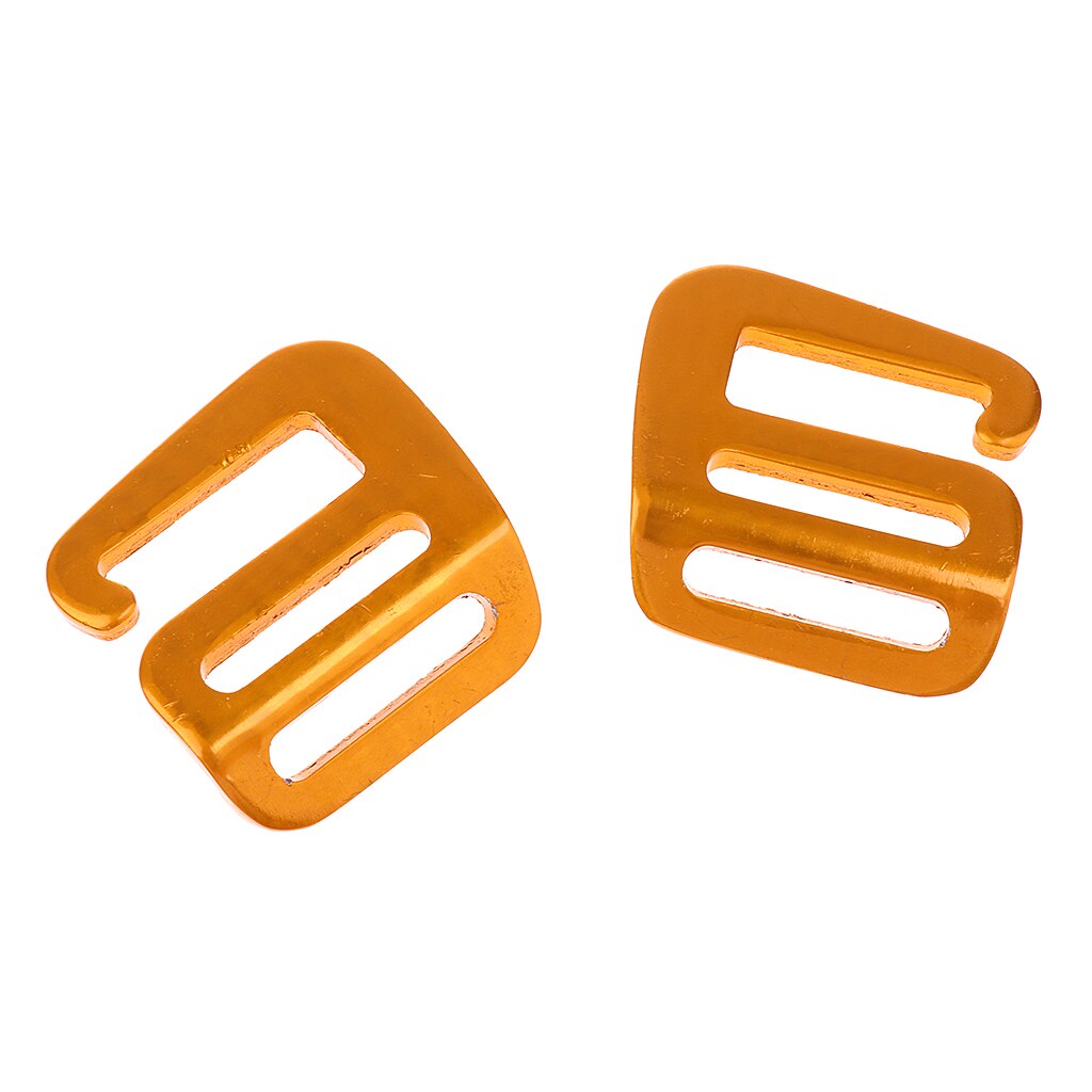 1 Pair (Right + Left) 1-inch G Hook Webbing Buckle for 25mm Outdoor