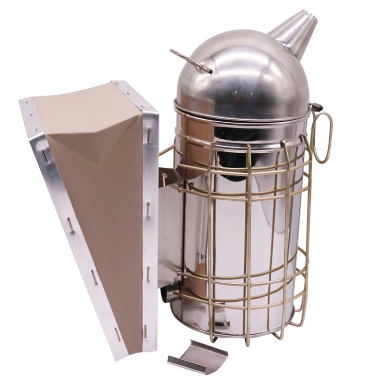 1 pcs Bee smokers Beekeeping tool Beekeeper dedicated to the apiary Aluminum and Stainless steel Bee tool Batteries not included