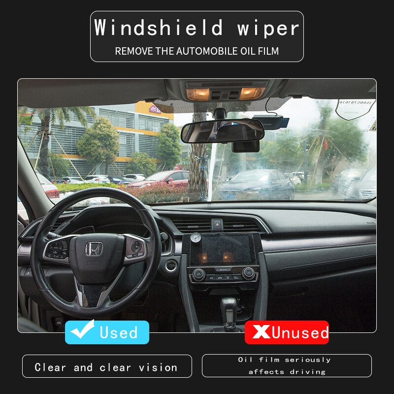60ml detergente per pellicole per olio per auto detergente per pellicole per olio per parabrezza agente di lucidatura per vetri per auto rivestimento idrofobo accessori per la cura dell'auto