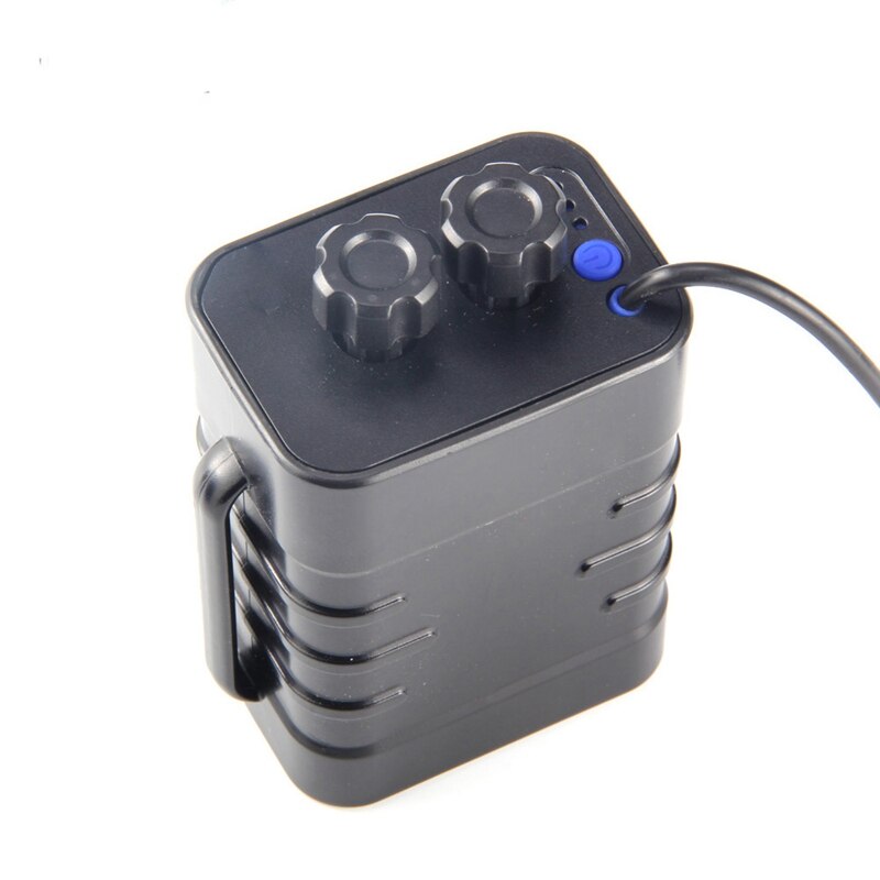 Elos -6 sektion 18650 vattentätt batteriväska 18650 batteripaket 5 vusb /8.4 vdc dual interface 18650 vattentät batterilåda