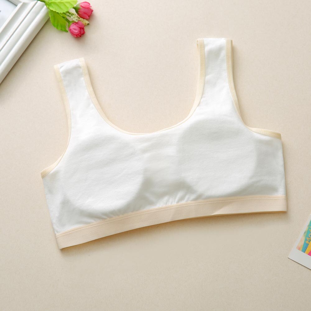 Telotuny tonåring tjejer bh underkläder bh väst barn underkläder sport underkläder 100%  bomull  z0828