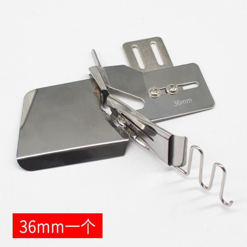 Industrial Multi-Functional 4 Fold Edging Slide Binder Hemming Device Presser Foot Flat Sewing Machine Accessories: green