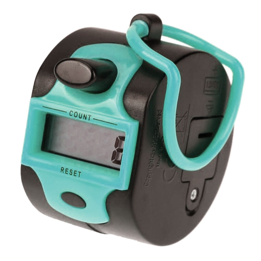 Hand Meter Circular Counter Portable LCD Screen Manual Digital Electronic Mini