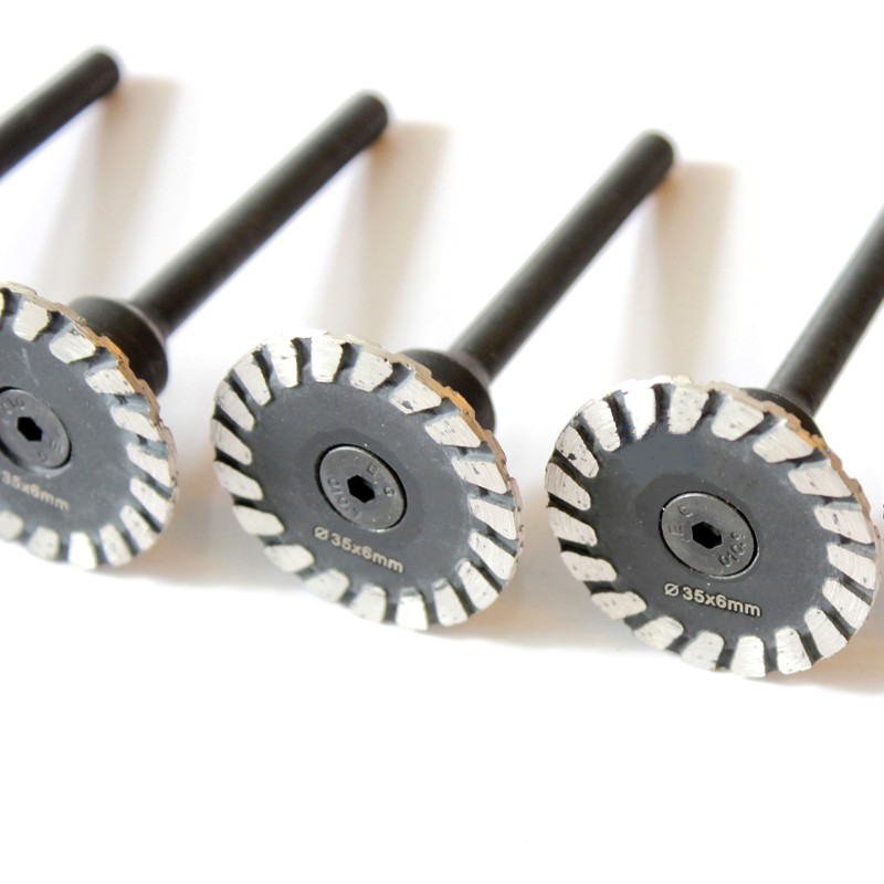 Mini Diamond Saw BIade 6mm shank Carving Grinding Cutting Disc for Granite Marble Stone Concrete cutting tool