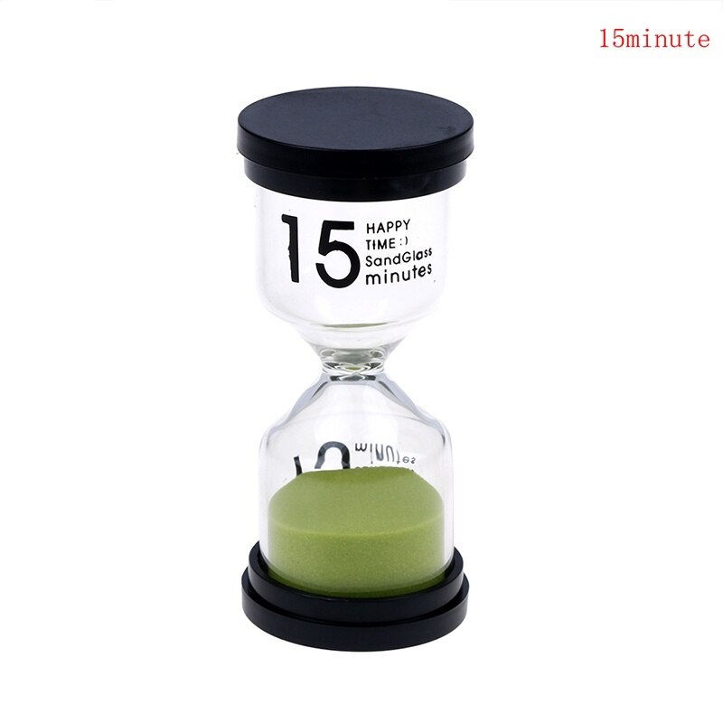 Desktop timeglas 10 minutter /15 minutter /30 minutter timer sand ur ur timer boligindretning tilbehør