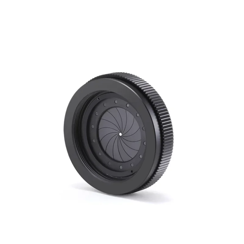 Lente de cámara de microscopio de Diafragma Iris, anillo adaptador de módulo de reequipamiento DIY, M42 a M42, 1,5-29mm: Marrón