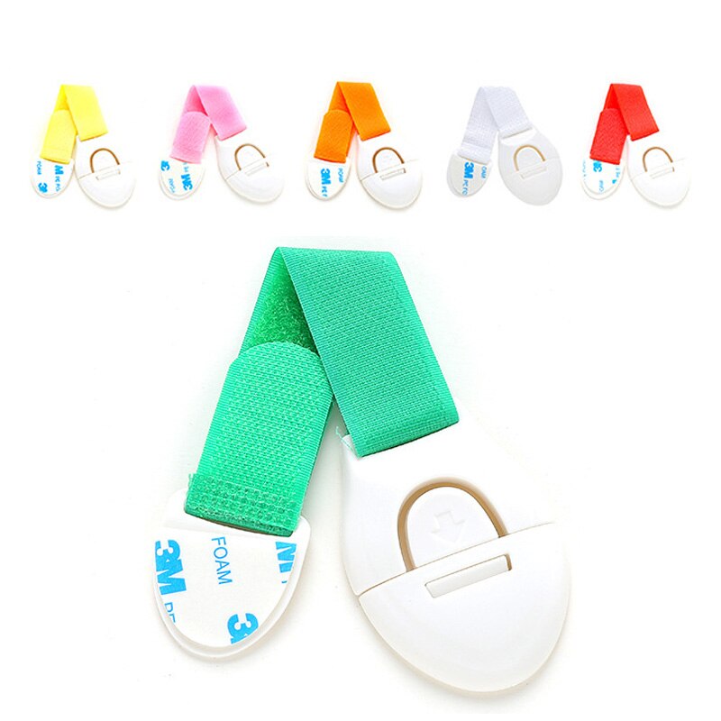 Serrure de tiroir en plastique pour enfants, 6 pièces, verrouillage de porte de réfrigérateur, fenêtre de toilette, sangles de sécurité pour enfants,