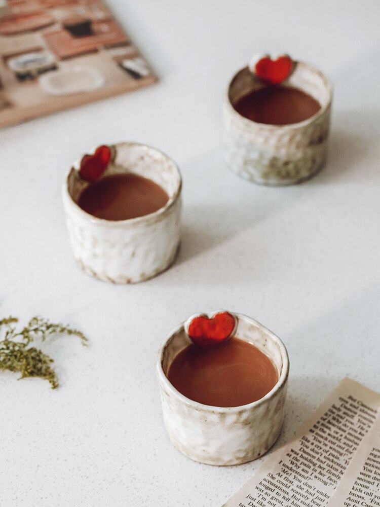 Lovely Ceramic Coffee Cup Retro Style 200ml Small Volume Original Mug