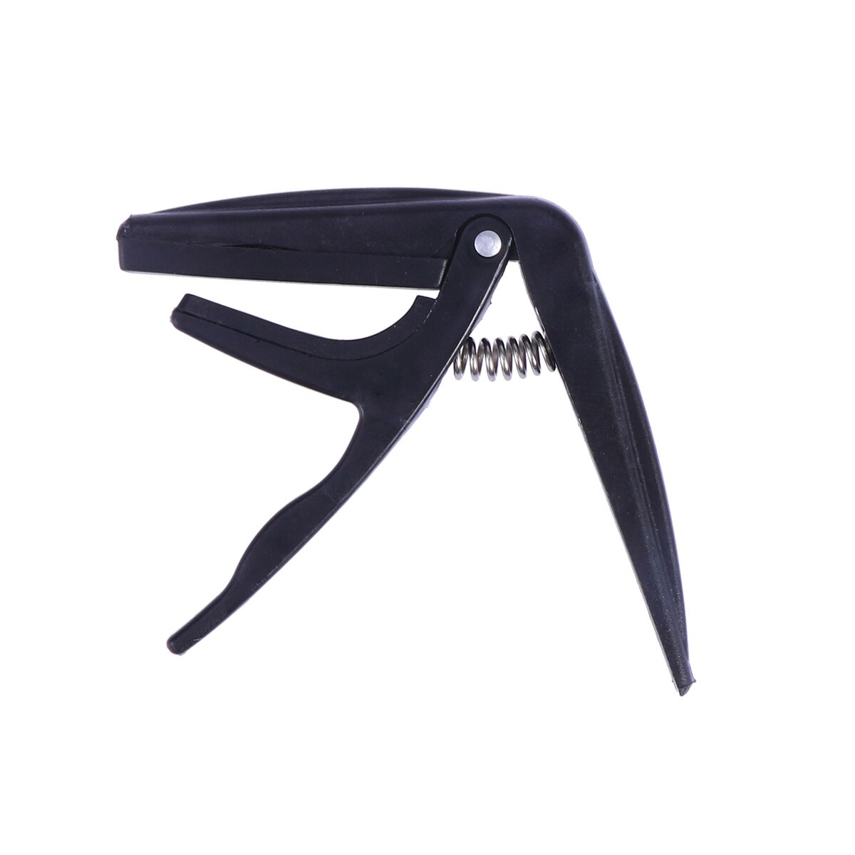 Ukulele Capo Zinc Alloy Quick Change Musical Single-handed Tuner Capo Stringed Instruments Parts: Black