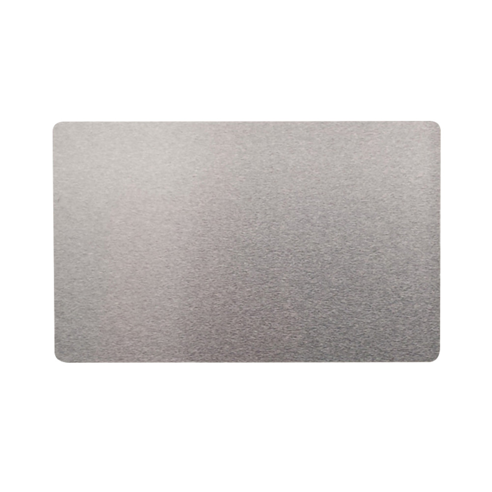 100Pcs Engraved Accessories Identity Blank Card Thermal Transfer Name Smooth Rustproof Business Visiting Aluminium Alloy Marking