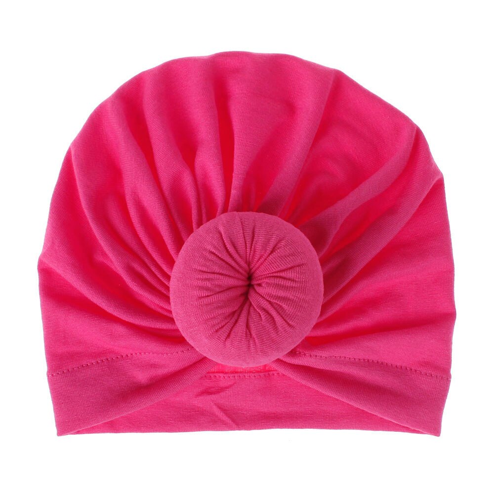 18 kleuren babyhoedjes voor meisjes, strikjes, tulbandhoedjes, babyfotografie-accessoires, katoenen kindermutsjes, babymutsjes en kinderhoedjes.: G