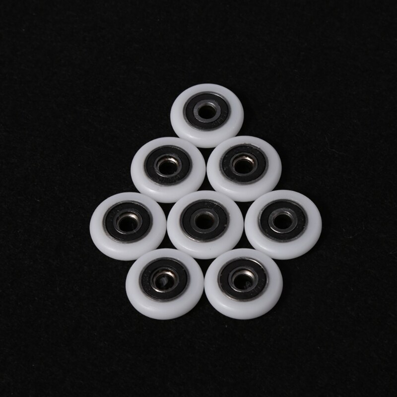 8 kpl kylpykaapin rullapyörä suihkuhuonetarvikkeet laakerirullapyörä 5*23*5.7mm