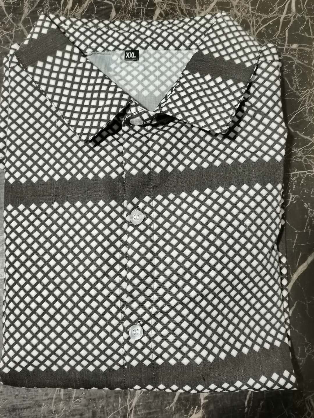 Mannen Gedrukt Shirt Europese Amerikaanse Mannen Revers Rooster Streep Lange Mouw Casual Heren Dress Shirts