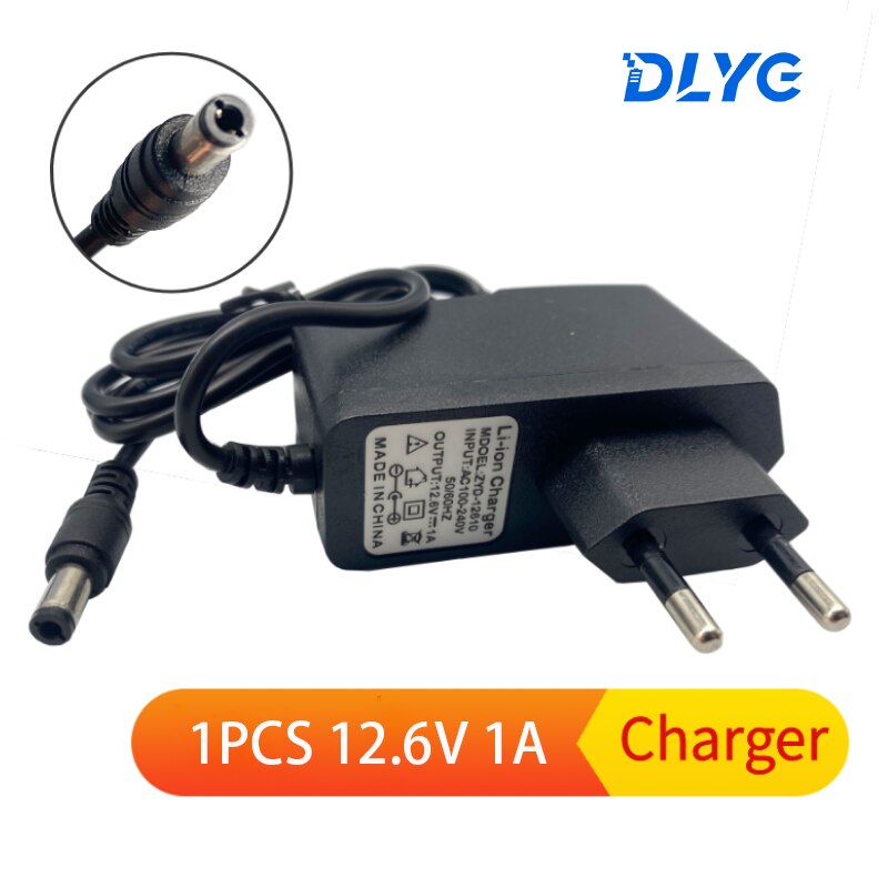 Super Portable12v6s1p16000mah Rechargeable Lithium Ion Battery Pack Capacity Dc Battery Pack12.6v Cctv Cam Monitor Charger Piles: white