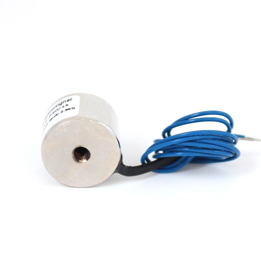 Ventouse 20*15mm 2.5KG 25N cc 5V/12V/24V | Mini électroaimant électrique levage, électro aimant, support puissant, tasse de bricolage 12 v