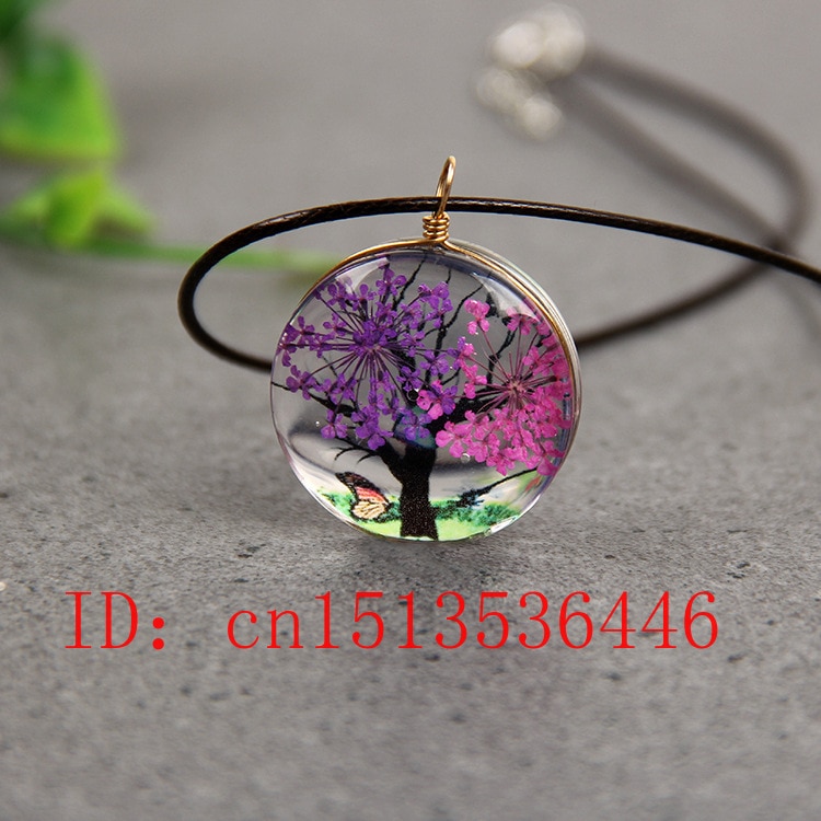 Tree of life Pendant Necklace Sweater Chain Jewellery Handmade Lucky Amulet Her Woman Free rope