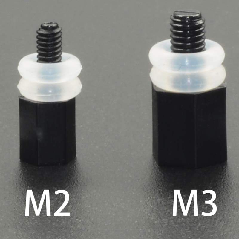 50 Uds M2 M3 O forma arandela de goma de silicona amortiguador antivibración para F3 F4 Flytower controlador de vuelo RC Drone