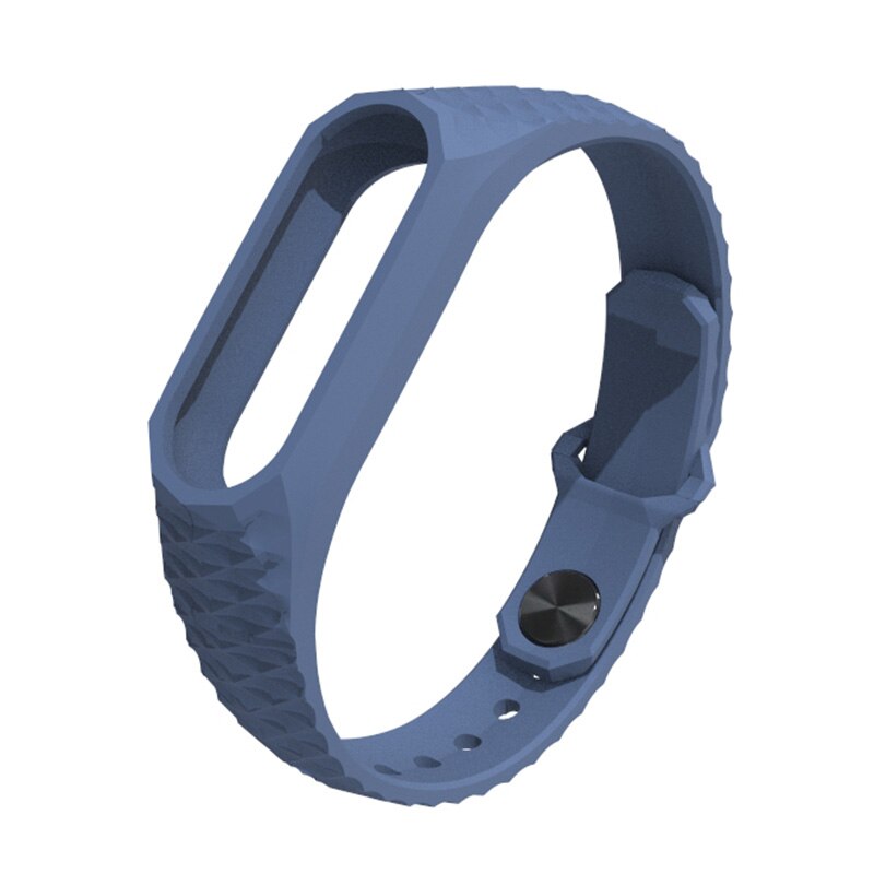 For Xiaomi Mi Band 2 Strap for Smart Watches Silicone Aurora Bracelet Wristbands for Xiomi Miband 2 Correas My Bend Straps Sport: Navy Blue