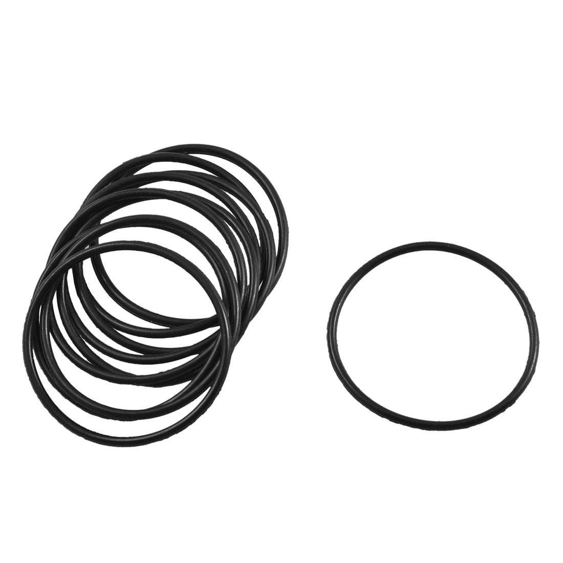 Uxcell 10 Pcs 1.5mm Black Rubber Oil Filter O Ring Seal Gaskets Id 18mm 19mm 20mm 21mm 22mm 25mm 27mm 28mm