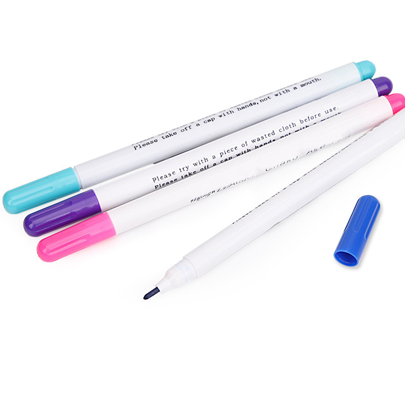 Stylo marqueur pour tissu à encre effaçable qui disparaît, point de croix, effaçable à l'eau, outils de couture pour Quilting sur mesure, couture, 1/2/3 pièces