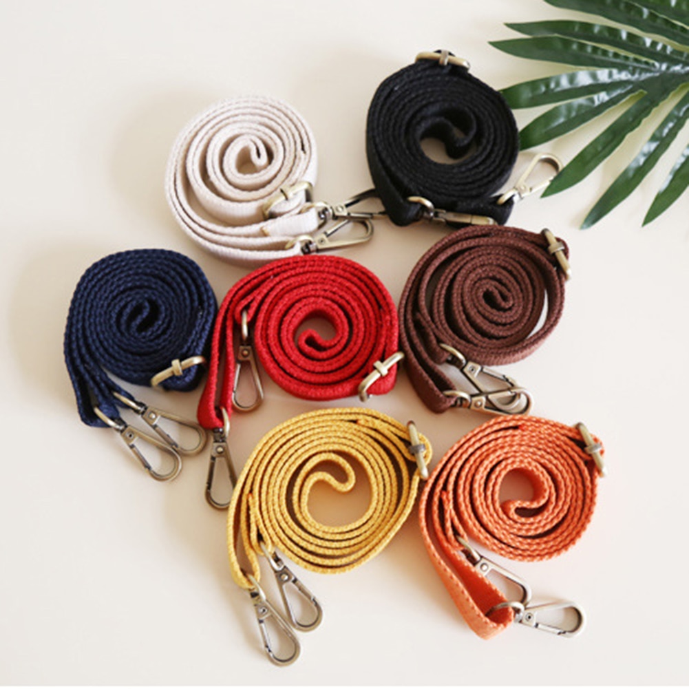 130cm Canvas Bag Strap Adjustable Shoulder Strap Bag Replacement 6 colors Bag Straps Accessories