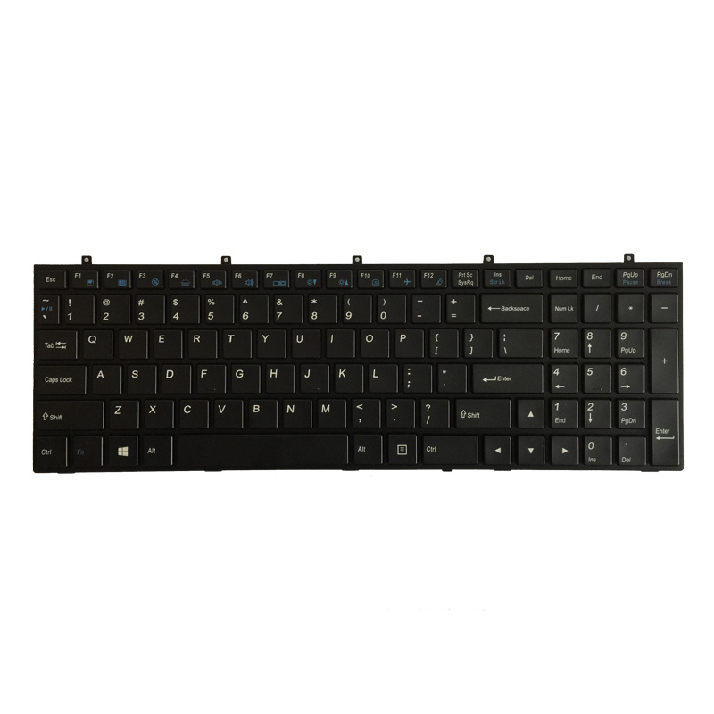 Clavier d&#39;ordinateur portable anglais US, noir, pour Clevo W355 W355SSQ W355SDQ W355STQ w670 scq w670 srq w670 shq
