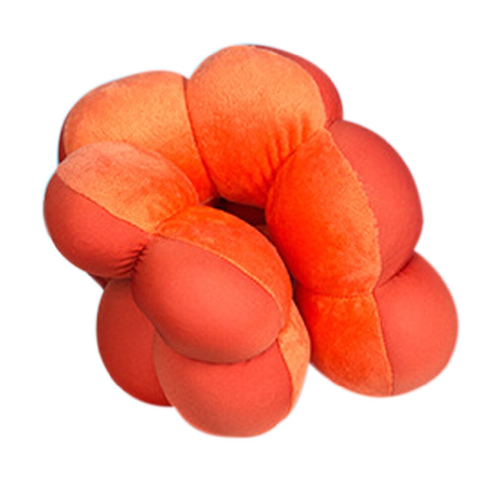 Donut Multifunctional Cushions Cervical Lumbar Pillow Neck Pillow Sofa Office Travel Pillows SSwell: Orange
