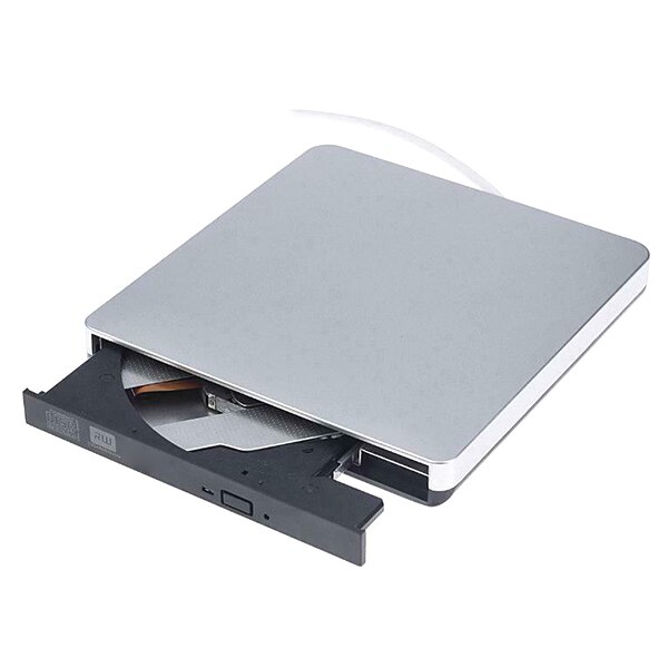 Unidade de dvd externa, usb 3.0 drive portátil de cd dvd rw para laptop pc du55